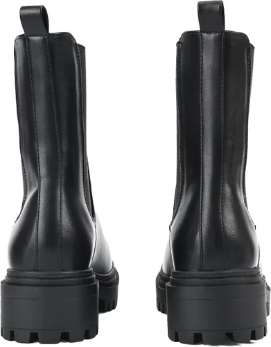 Miniatura 5 de Botas altas de moda hasta el tobillo grueso con plataforma a media pantorrilla para mujer (WANTED1)