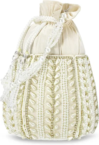 Miniatura 5 de Aheli Potli Bags for Women Evening Bag Clutch Ethnic Bride Purse with Drawstring
