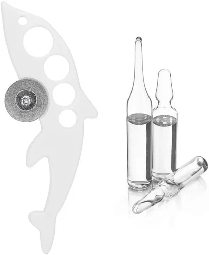 Miniatura 5 de Abrebotellas de ampolla,Abrebotellas de ampolla de vidrio con forma de pescado,Dispositivo de corte de rompedores de ampollas conveniente
