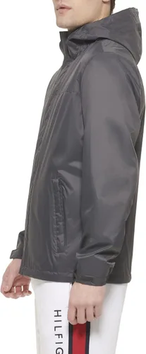 Miniatura 3 de Tommy Hilfiger Chaqueta impermeable con capucha, transpirable, ligera, para hombre