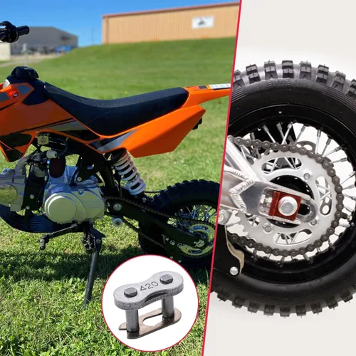Miniatura 5 de KAMIER Cadena 420 Master Connect Link Breaker para Coleman CT200U BT200X Baja 196 212cc Mini Bike Go Kart TaoTao Coolster Ice Bear Suzuki SSR TTR