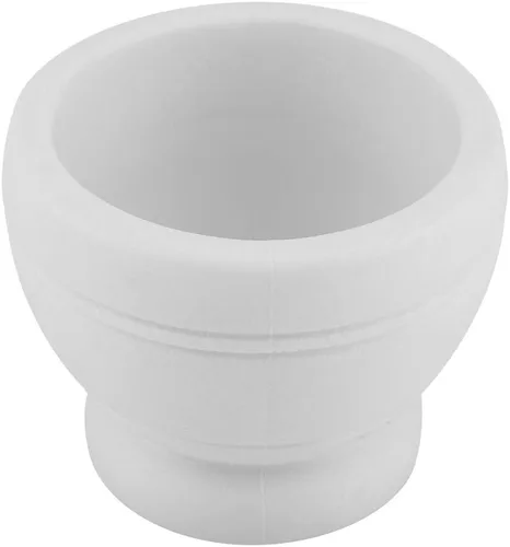 Miniatura 8 de PP Material Molienda Tazón, Mortero y Maja Set, Molinillo de ajo de plástico manual para el hogar, uso en la cocina (blanco)