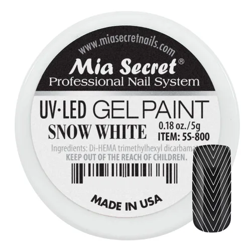 Miniatura 13 de Mia Secret Sistema de uñas profesional UV/LED Gel Paint - 0.18 oz (albaricoque)
