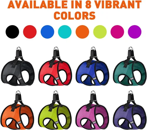 Miniatura 2 de Dogline York Step-in Air - Arnés de malla para perro, sin estrangulamiento, chaleco suave acolchado en el pecho para cachorros, perros pequeños