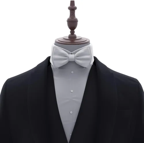 Miniatura 4 de Adam Young Pajaritas para hombre, estilo formal, de satén, clásico, para esmoquin, seda sintética