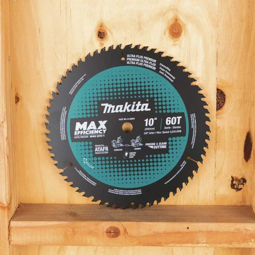 Miniatura 6 de Makita B-66961 Hoja de sierra ingletadora de máxima eficiencia con punta de carburo 60T de 10