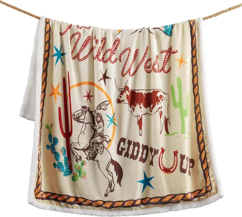Miniatura 33 de Indigo Hill by HiEnd Accents Acadia - Manta de sherpa con estampado de pinos bosques, naturaleza, bosque, montaña, manta occidental para acampar al