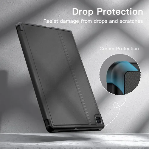 Miniatura 6 de JETech Funda para Samsung Galaxy Tab S6 Lite de 10.4 pulgadas 2024/2022/2020 con soporte para S Pen y funda protectora para tableta, visión Negro