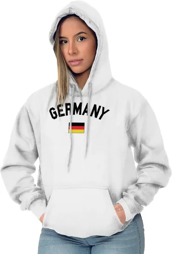 Miniatura 3 de Brisco Brands Sudadera con capucha para mujer y hombre con bandera del país de Alemania