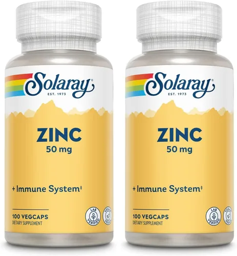 Miniatura 7 de Solaray Cápsulas de apoyo inmunológico de zinc de 50 mg, 100 unidades, veganas, semillas de calabaza