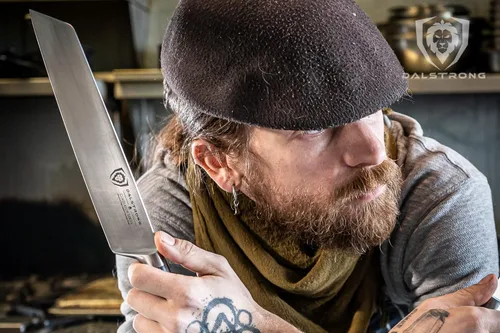 Miniatura 9 de Dalstrong – Cuchillo de chef Kiritsuke - 8.5 pulgadas - Serie Gladiador Elite - Acero alemán forjado de alto carbono - Cuchillo de cocina de espiga