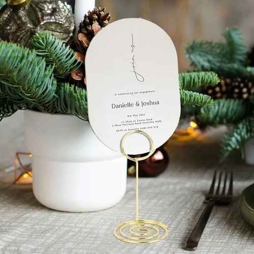 Miniatura 3 de 20 soportes para números de mesa, mini soportes para tarjetas de lugar, soportes para fotos, soportes para tarjetas de mesa pequeños, clips de menú