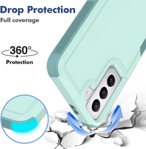 Miniatura 3 de Funda para Samsung Galaxy S21: funda protectora de doble capa resistente para teléfono celular, a prueba de golpes, con protector de pantalla