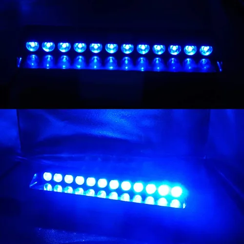 Miniatura 7 de Luz Estroboscópica de Destello LED Azul de Advertencia de Emergencia con 12 LED, Ventosa para Salpicadero Interior, Techo, Parabrisas, Salpicadero