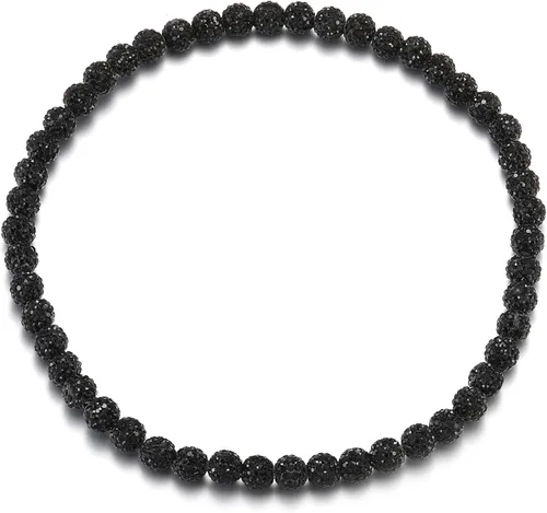 Miniatura 18 de SKQIR Collar de Cuentas de Béisbol para Hombres Bling Accesorios de Goteo de Béisbol con Diamantes de Imitación Brillantes para Hombres Colección