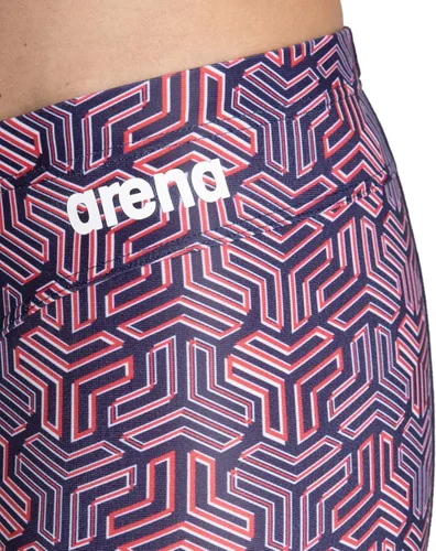 Miniatura 2 de Arena Men's Team Color Print Jammer Athletic Training Swimsuit Bathing Suit