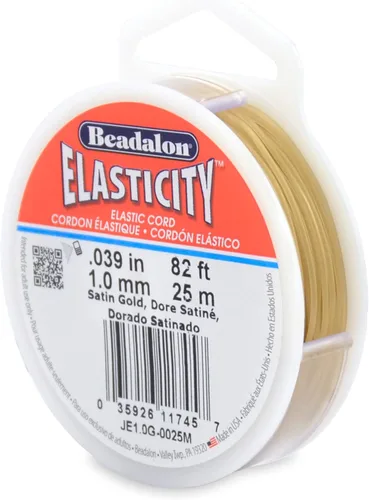 Miniatura 24 de Beadalon Elasticity - Cordón elástico (0,8 mm, 5 m), transparente
