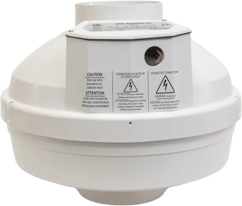Miniatura 7 de Festa AMG Eagle Extreme EC Ventilador de Radón - Ventilador Silencioso y Eficiente Energéticamente de 304 CFM Sistema de Mitigación de Radón