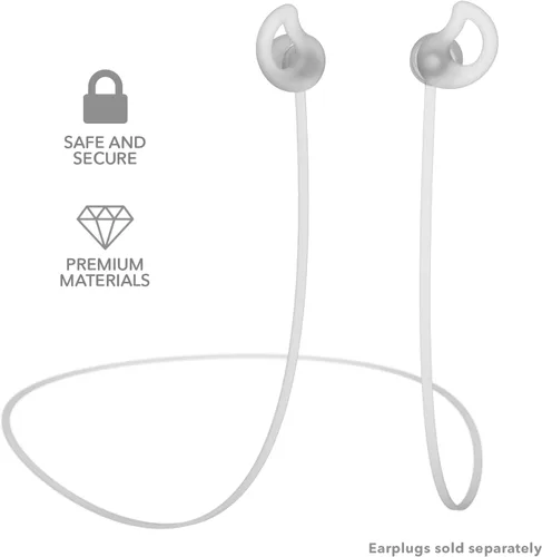 Miniatura 5 de CURVD Cordón para tapones para los oídos, suave y duradero, flexible de silicona de alta calidad, funciona con la mayoría de tapones para los oídos