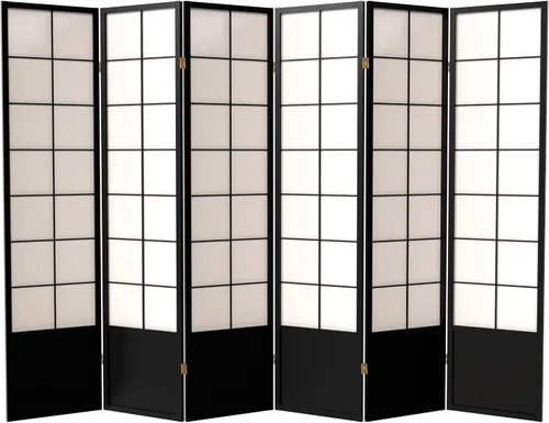 Miniatura 9 de Red Lantern Pantalla Zen Shoji de 5.9 ft de altura - Miel - 3 paneles