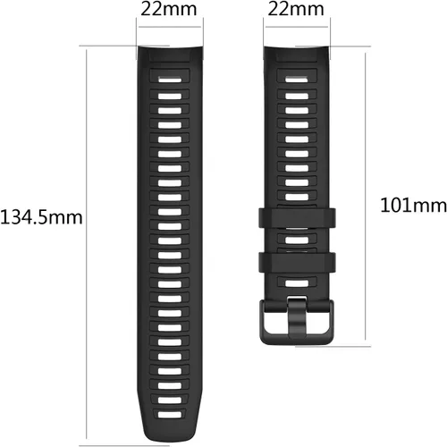 Miniatura 7 de GARTOO Correa de silicona elástica de nailon para Garmin Instinct 2 Solar - Correa de muñeca suave, para hombres/mujeres, táctica/marea/deportes