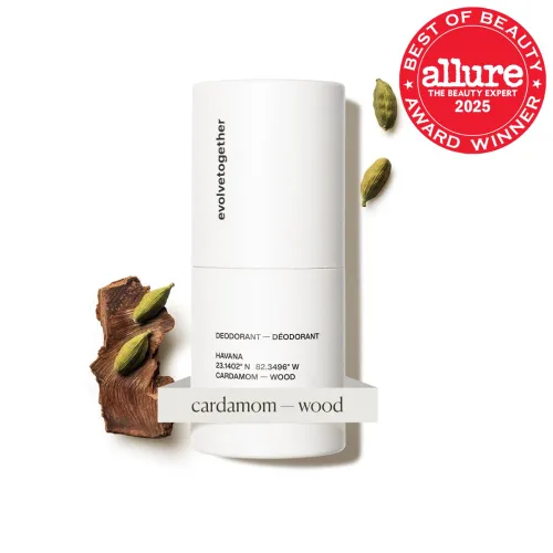 Miniatura 2 de evolvetogether Desodorante natural sin aluminio para mujeres y hombres Vetiver y madera de cedro Neutraliza los olores, calma la piel Vegano