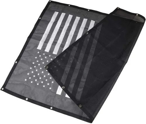 Miniatura 4 de JeCar Parasol de malla de longitud completa, parte superior de bikini, protección UV para Jeep Wrangler JL JLU de 4 puertas 2018-2023 (negro liso)