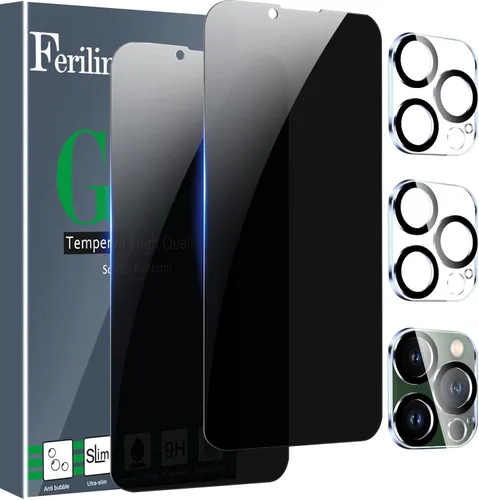 Miniatura 12 de Ferilinso Paquete de 6 Protectores de Lente de Cámara para Accesorios de iPhone 17 Pro, Compatible con Fundas de Teléfono, Cubierta de Vidrio