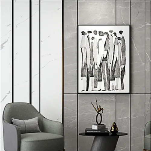 Miniatura 3 de Adhesivos decorativos para azulejos de 164 pies para pared, cinta de sellado de costuras de pared, líneas de lámina doradas, decoración del hogar