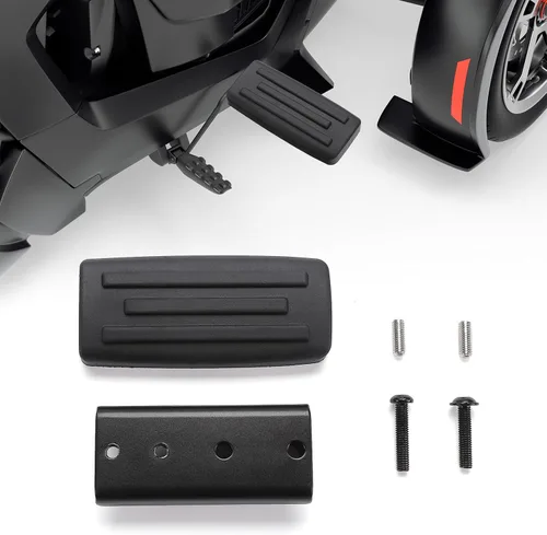 KEMIMOTO Pedal de Freno Compatible con Can-Am Ryker 600, 900, Sport, Edición Rally, Reposapiés de Freno Extendido de Pedal de Gran Tamaño (Sin