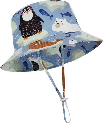 Sombrero de sol para bebé, sombreros de pescador para niños, protección solar de verano, sombreros de playa para niños, sombrero de ala ancha para