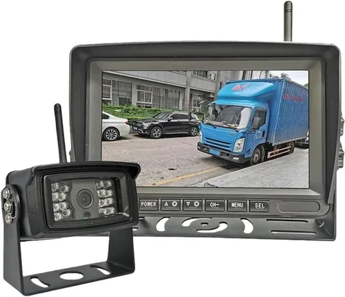 Miniatura 2 de 7inch AHD IPS Truck DVR Monitor 1280x720 HD Night Vision Reverse Backup Recorder L ED Camera Compatible With Bus Car RV
