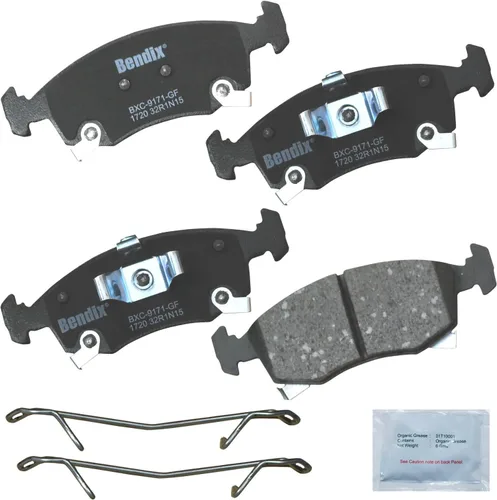 Miniatura 51 de Pastillas de freno delanteras cerámicas Bendix Priority1 CFC2302 para Hyundai Elantra 2021, Sonata 2022-2020, Kia K5 2023-2021
