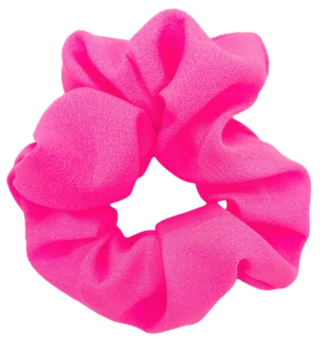 Miniatura 4 de Bandas elásticas para el cabello de neón, coleteros de color liso verde neón (4 unidades)