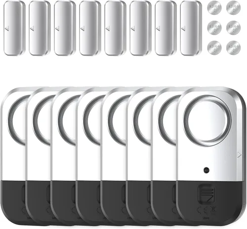 Miniatura 9 de Sensores de alarma para puerta y ventana, alarma de puerta para seguridad de los niños, alarmas de puerta para seguridad del hogar, oficina, tienda