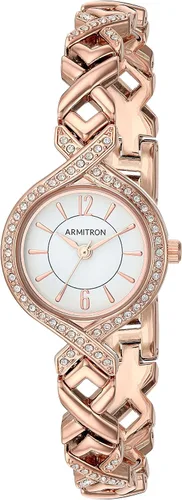 Miniatura 2 de Armitron 755412 - Juego de reloj y pulsera con cristales auténticos para mujer