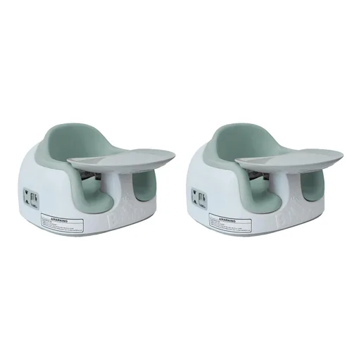 Miniatura 17 de Bumbo Asiento múltiple 3 en 1 para 6 a 36 meses, asiento de viaje para bebés y bebés para alimentar y jugar, Agave, elevador portátil todo en uno