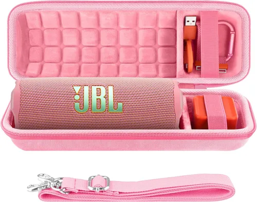 Miniatura 15 de co2CREA Funda de viaje rígida de repuesto para JBL Flip 7 Flip 6 FLIP 5 Altavoz Bluetooth portátil impermeable (funda de camuflaje negro)