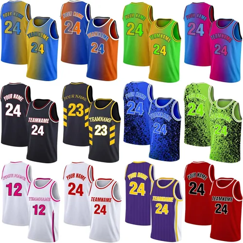 Miniatura 2 de Camiseta de baloncesto personalizada con número de nombre del equipo, camiseta de práctica personalizada para hombres, jóvenes, niños, universidad