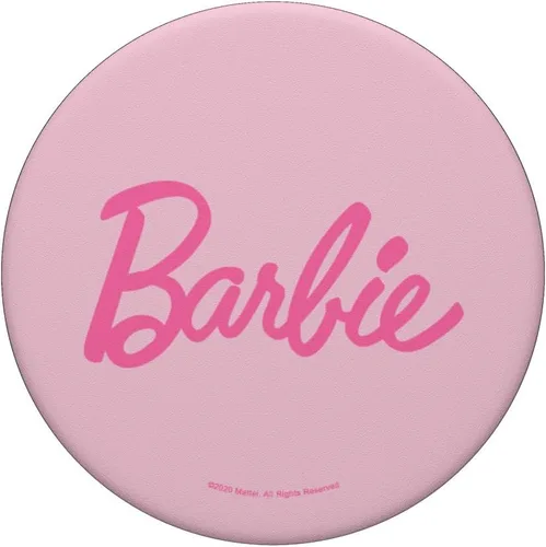 Miniatura 3 de Barbie - PopGrip adhesivo PopSockets con logotipo rosa clásico