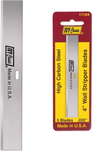 Miniatura 2 de IVY Classic 11184 Cuchillas raspadoras de pared de 4 pulgadas, Estados Unidos, paquete de 5