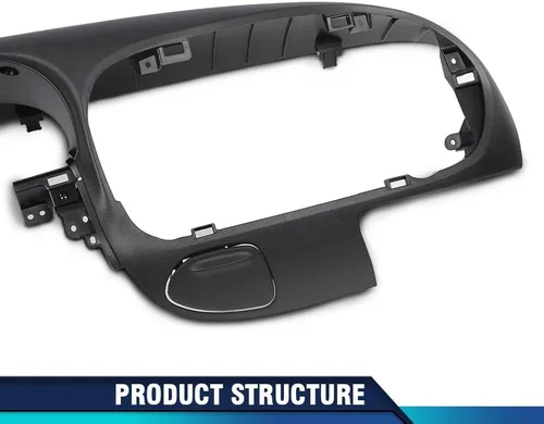 Miniatura 4 de PIT66 Bisel de Almohadilla de Tablero Negro Compatible con Ford F150 1997-2003/ Compatible con Ford Expedition 1997-2003