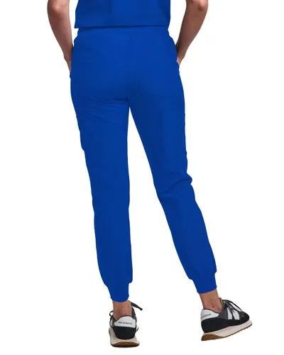Miniatura 5 de Green Town - Conjunto de ropa quirúrgica para mujer, pantalón jogger y camiseta con cuello en V, 5 bolsillos, banda de yoga, uniforme de enfermería
