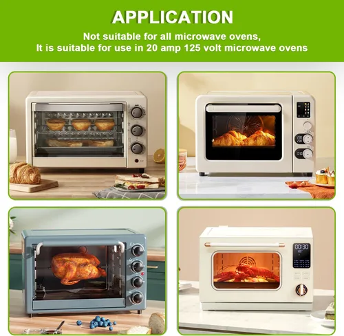 Miniatura 7 de Fusibles de horno microondas para el horno microondas en cocina para los siguientes modelos de horno microondas GE JVM3160RF2SS JVM3160EF4ES
