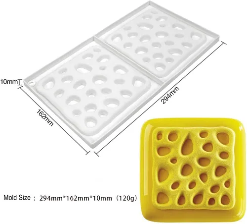 Miniatura 2 de mostsom Molde de silicona geométrico cuadrado para magdalenas, moldes de silicona antiadherentes para hornear pasteles de muffin, magdalenas