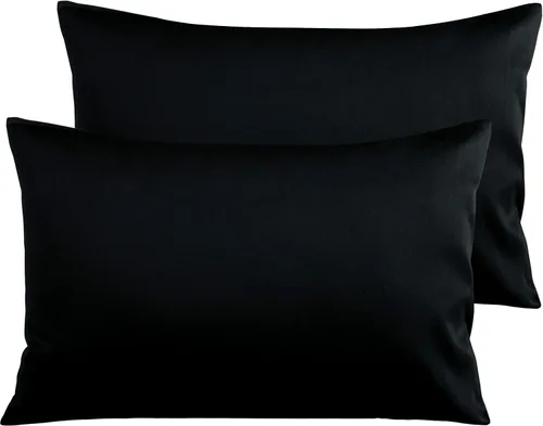 Miniatura 57 de NTBAY Fundas de Almohada de Algodón Egipcio Queen - Juego de 2, Fundas de Almohada de Algodón de 500 Hilos - Fundas de Almohada Suaves y Rosa