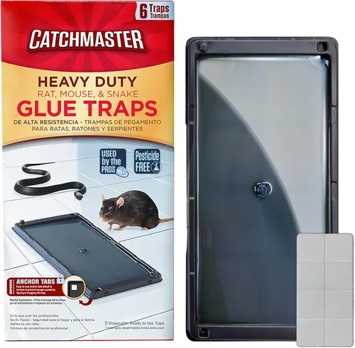 Miniatura 17 de Catchmaster Atrapa y lanza: trampas de pegamento desechables sin contacto y sin ver para interiores, no necesita cebo (paquete de 2), atrapa hasta