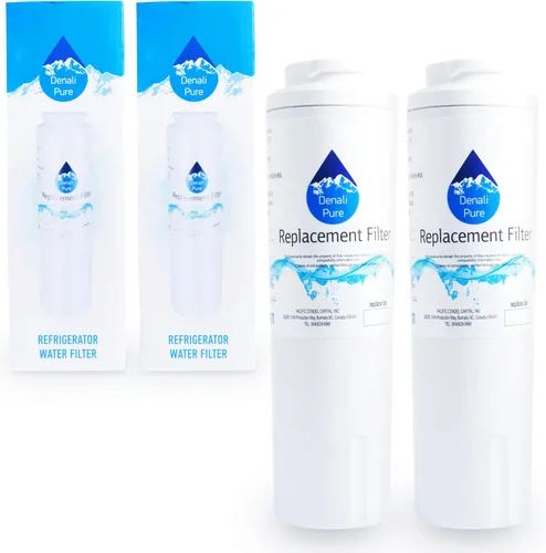 Paquete de 2 filtros de agua de repuesto para refrigerador Amana ABD2233DES – Compatible con cartucho de filtro de agua Amana UKF8001AXX para