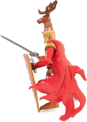 Miniatura 7 de Papo Figura de la era medieval, caballero ciervo rojo