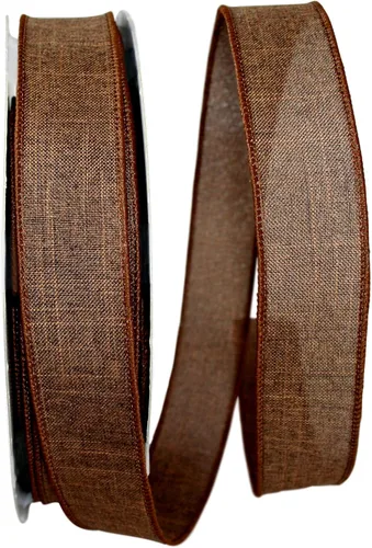 Miniatura 38 de Cinta Reliant Ribbon 92573W-031-09K para borde con alambre Everyday Linen Value, 1-1/2 pulgadas x 50 yardas, color negro